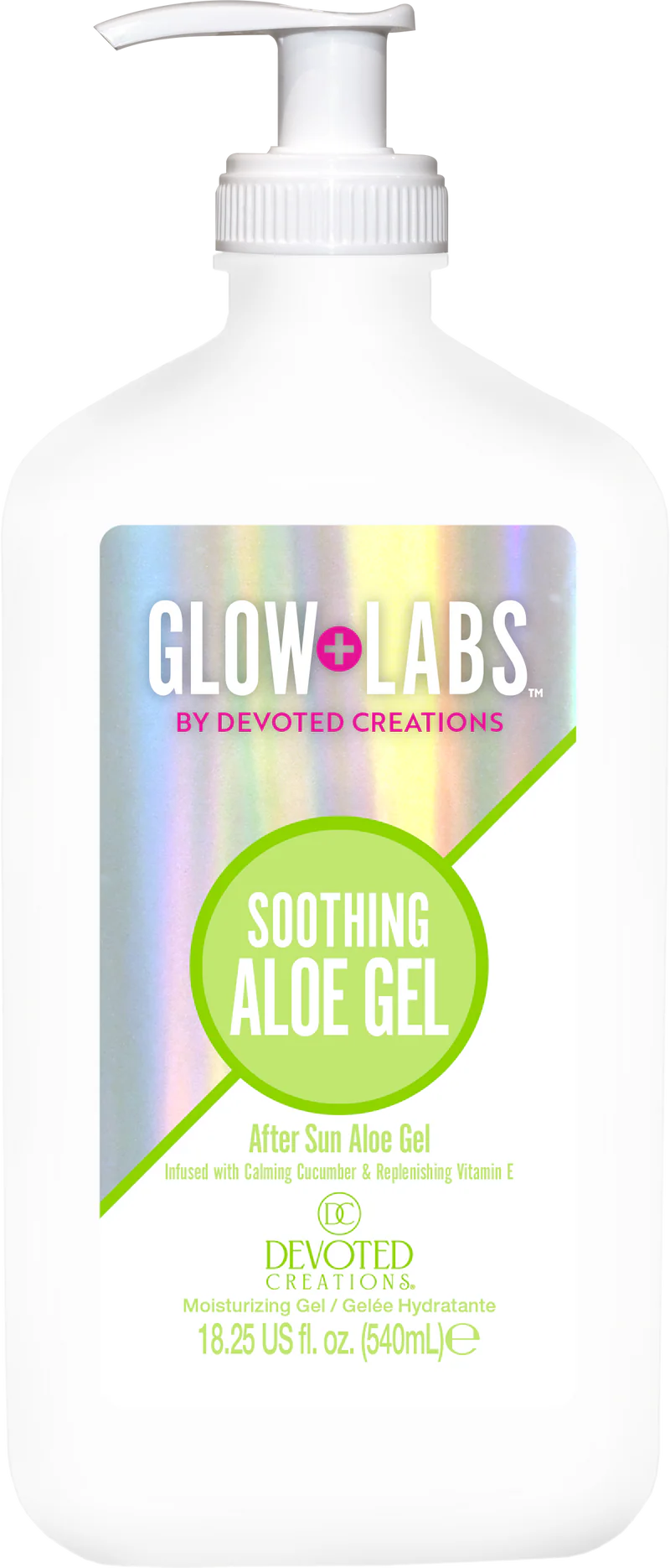 Devoted Creations Glow Labs Soothing Aloe Gel 540ml