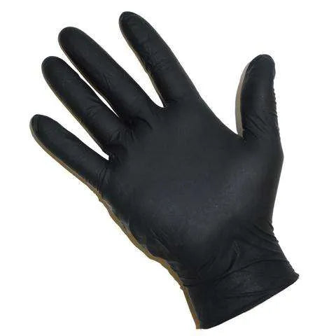 Black nitrile gloves 100 in a box