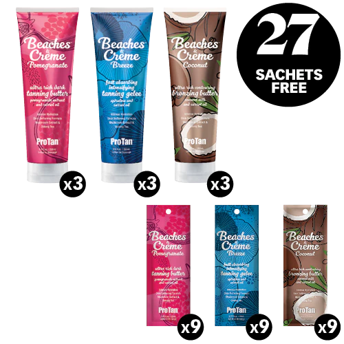 Pro Tan Beaches & Creme Style Kit (2026)
