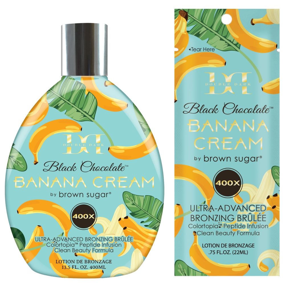 Tan Inc Double Dark Black Chocolate Banana Cream