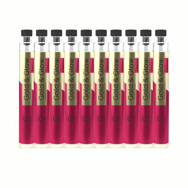 7Suns Gold & Glow TINGLE Dry Tanning Oil 10 x 5.7ml