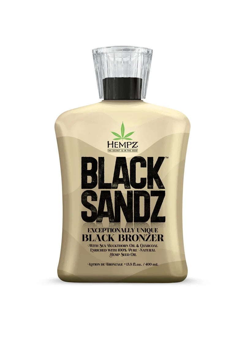 Hempz Black Sandz Exceptionally Unique Black Bronzer sunbed tanning lotion 400ML