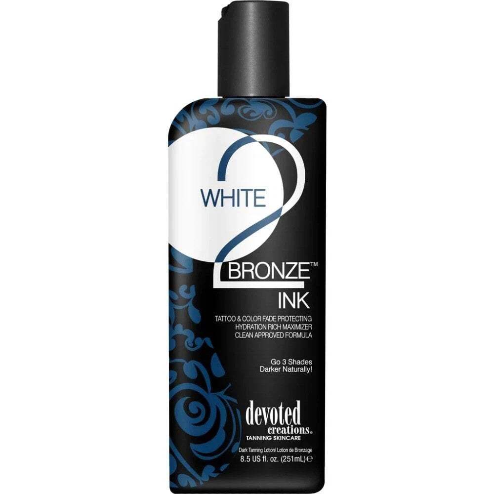 Devoted Creations White 2 Bronze INK Pure Accelerator Sunbed Tanning Lotion 