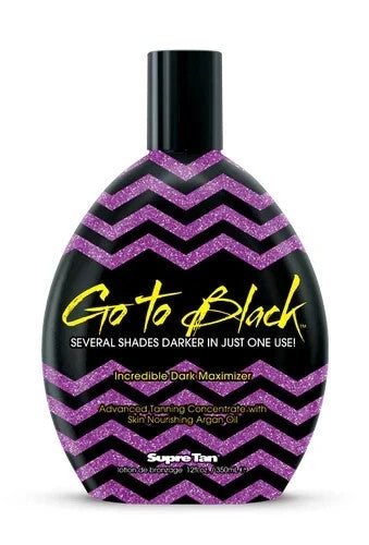 Supre Tan Go To Black Dark Maximiser 350ml FAST UK DELIVERY