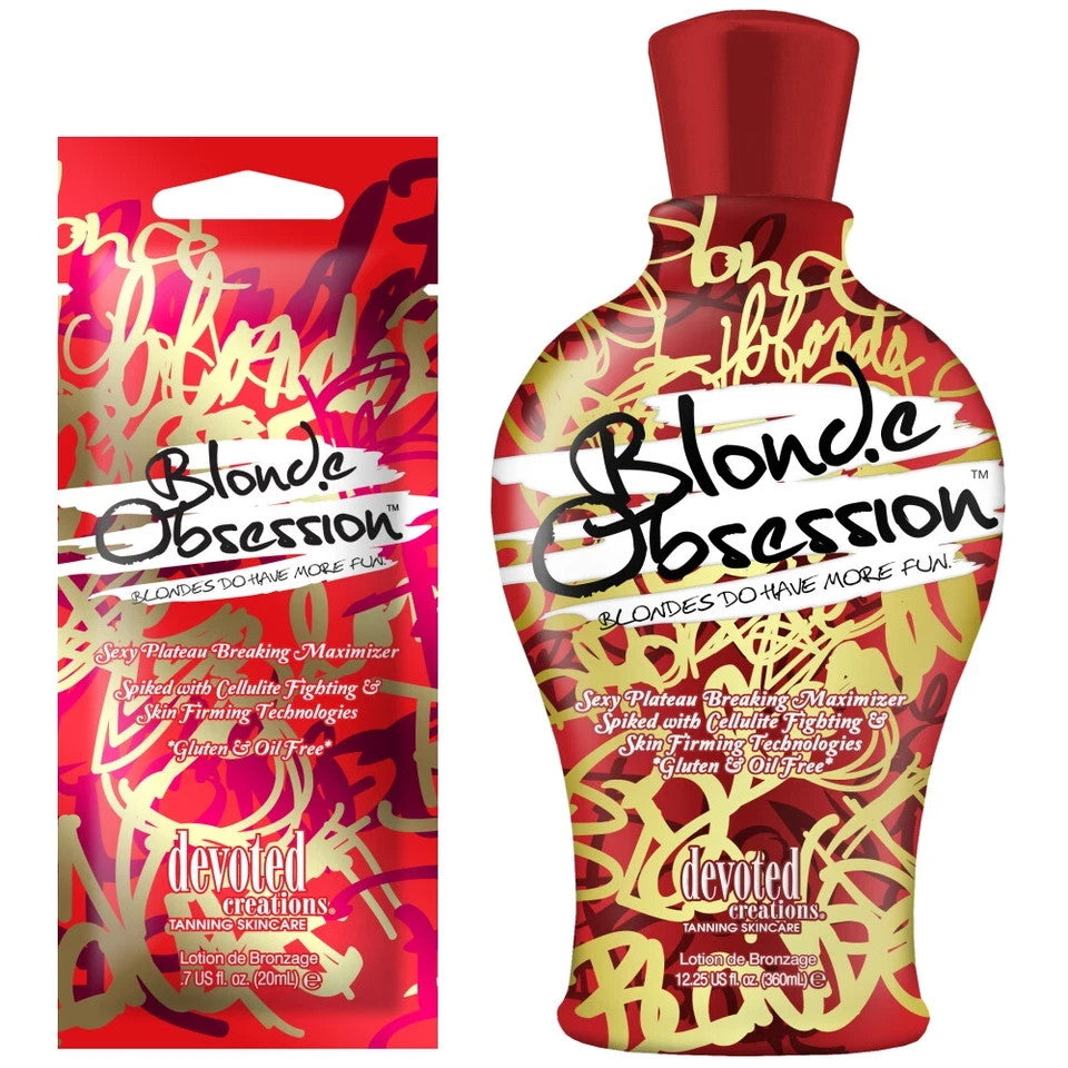 Devoted Creations Blonde Obsession Accelerator sunbed tanning lotion cream