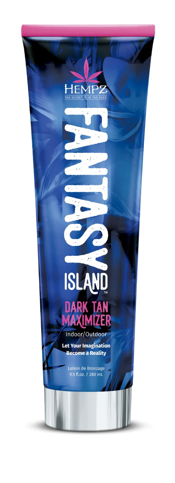Hempz Fantasy Island Dark Tan Maximiser Accelerator sunbed tanning lotion 280ml