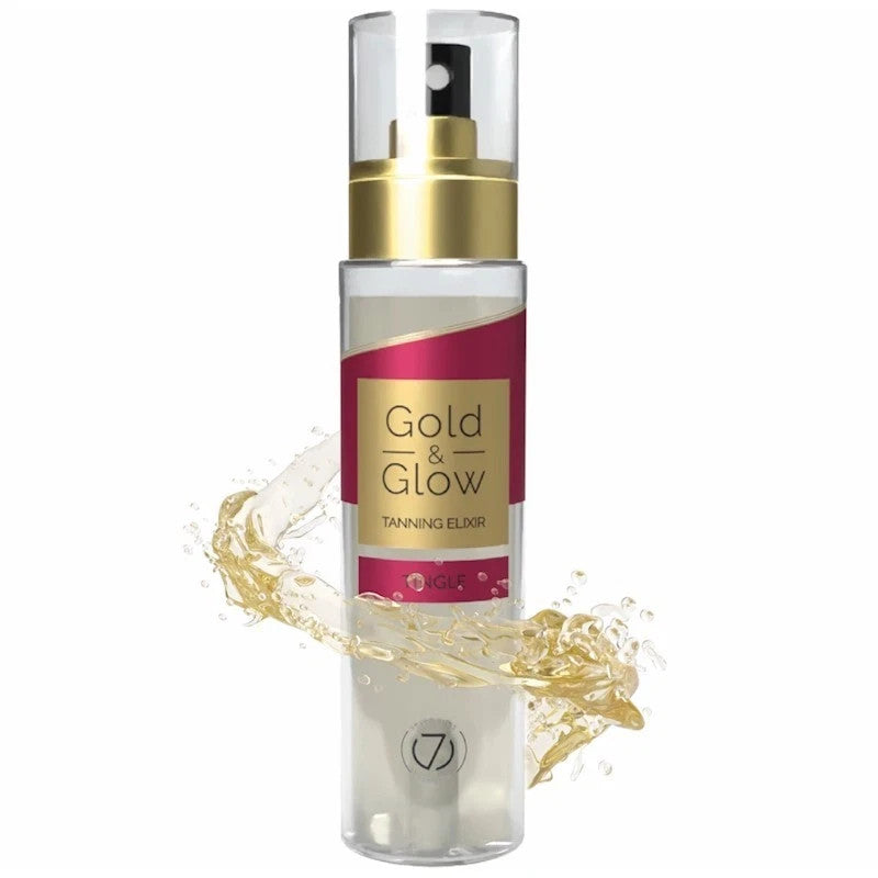 7Suns Gold & Glow TINGLE Dry Tanning Oil Accelerator Seven Suns 100ml