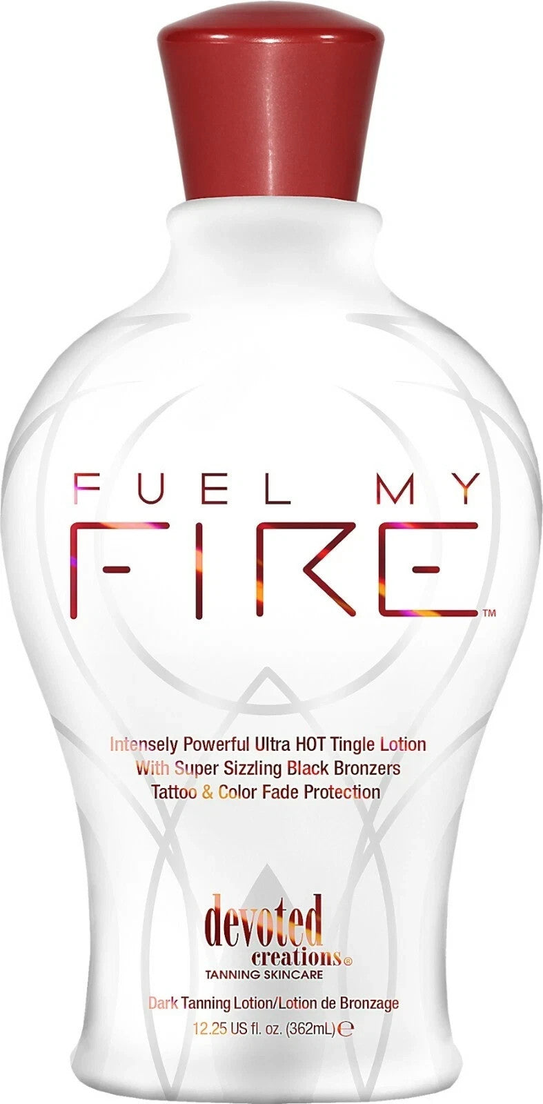 Devoted Creations FUEL MY FIRE Ultra Hot Tingle / Bronzer Sunbed Tanning lotion