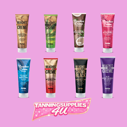 Pro Tan Beaches & Cream sunbed lotion 250ml - All Range