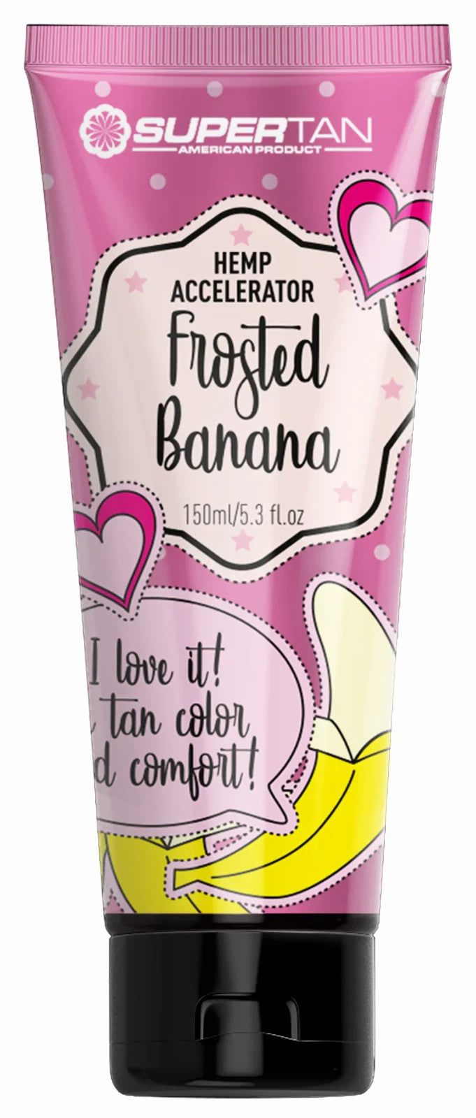 Supertan Frosted Banana Accelerator Sunbed tanning lotion 150ml