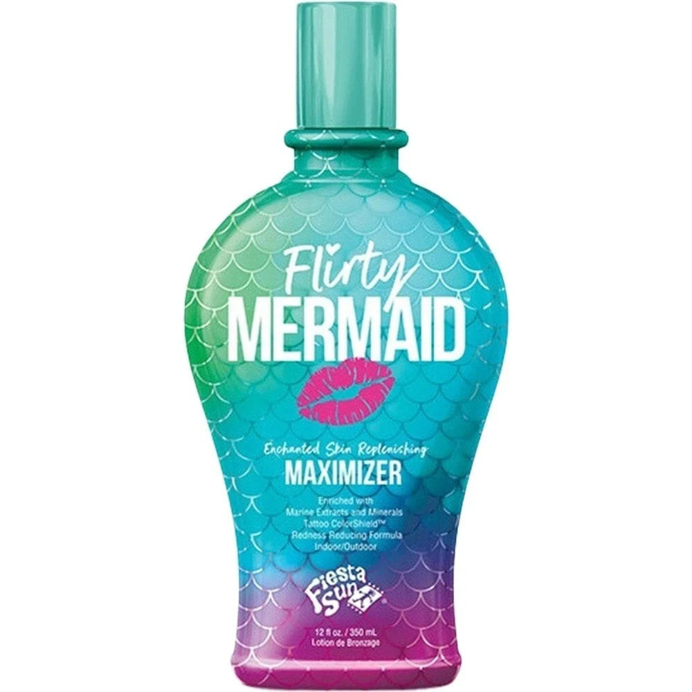 Fiesta Sun Flirty Mermaid Skin Replenishing Maximiser Sunbed  Lotion 350ml