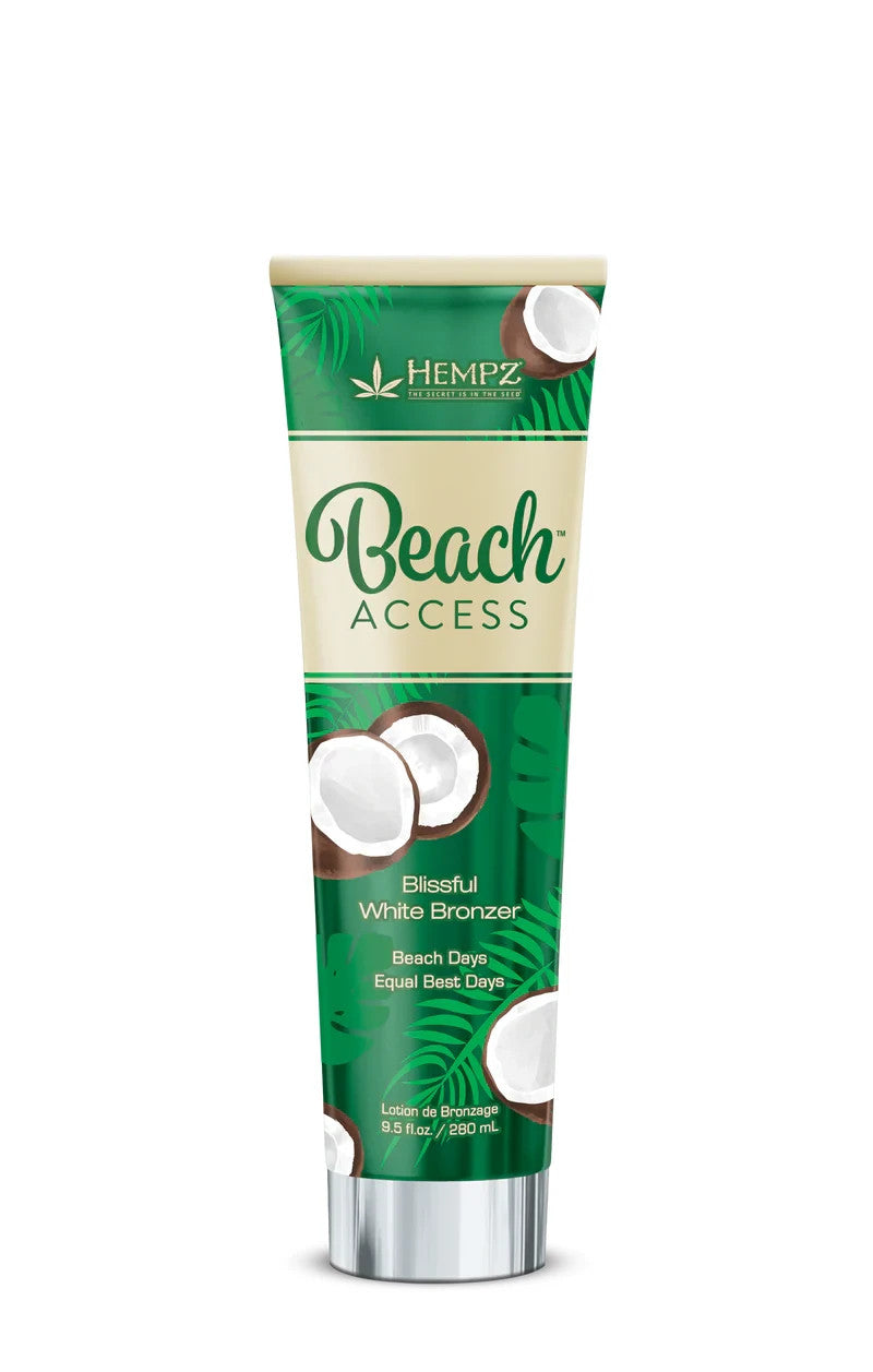 Hempz Beach Access Blissful White Bronzer sunbed tanning lotion cream 280ML