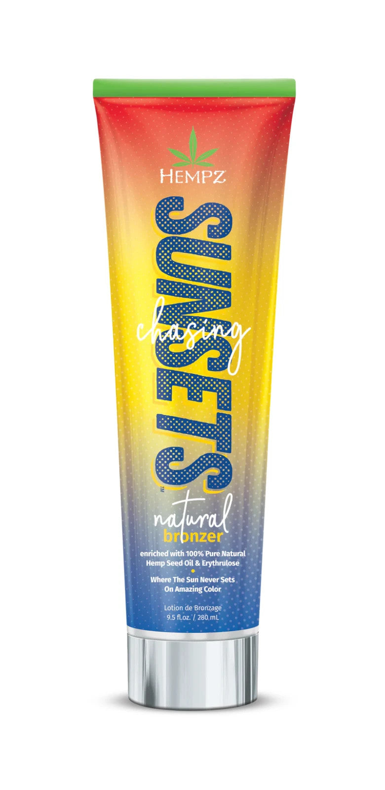 Hempz Chasing Sunsets Natural Bronzer sunbed tanning lotion 280ML