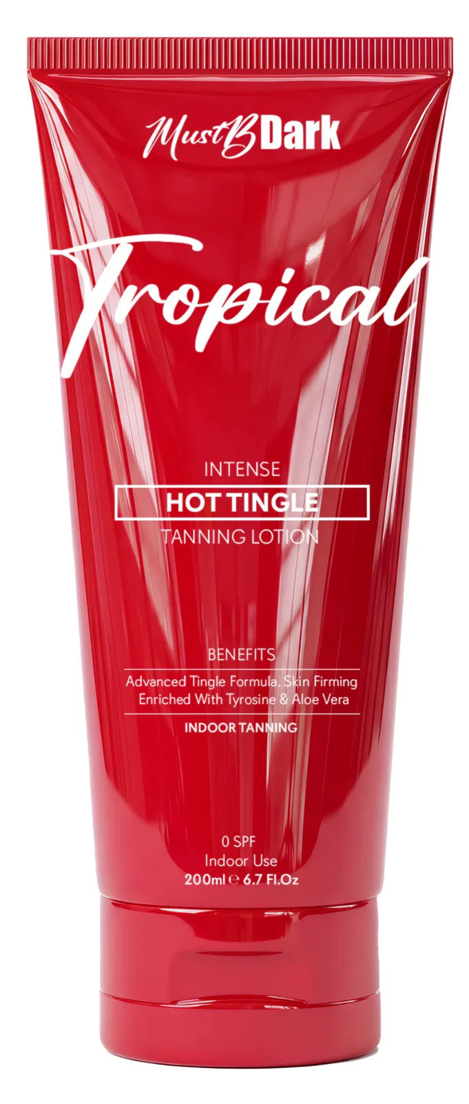 MustBDark Tropical Intense Hot Tingle 200ml bottle