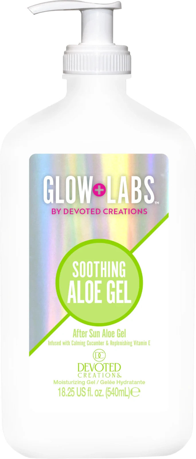 Devoted Creations Glow Labs Soothing After Sun Aloe Gel 540ml
