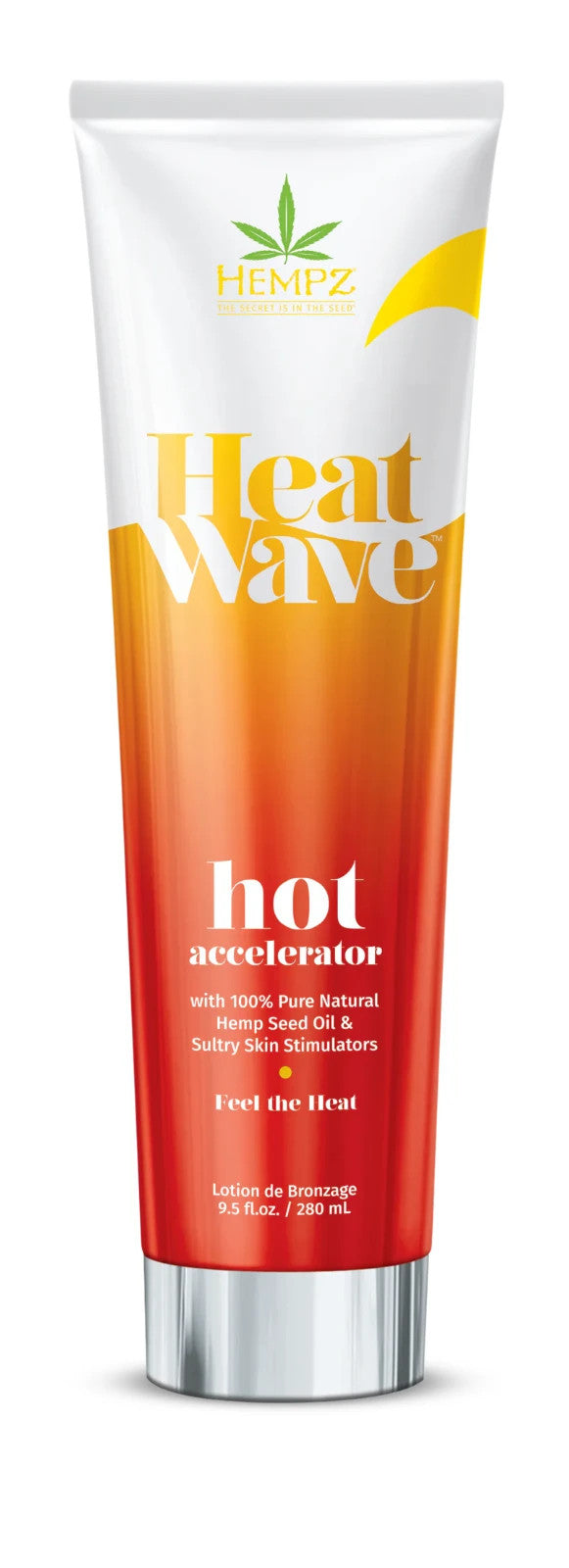 Hempz Heatwave Hot Accelerator Tingle sunbed tanning lotion cream 280ML