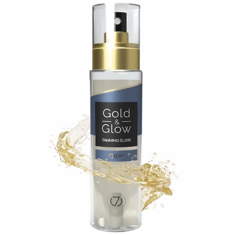 7Suns Gold & Glow MEN Dry Tanning Oil Accelerator Seven Suns 100ml