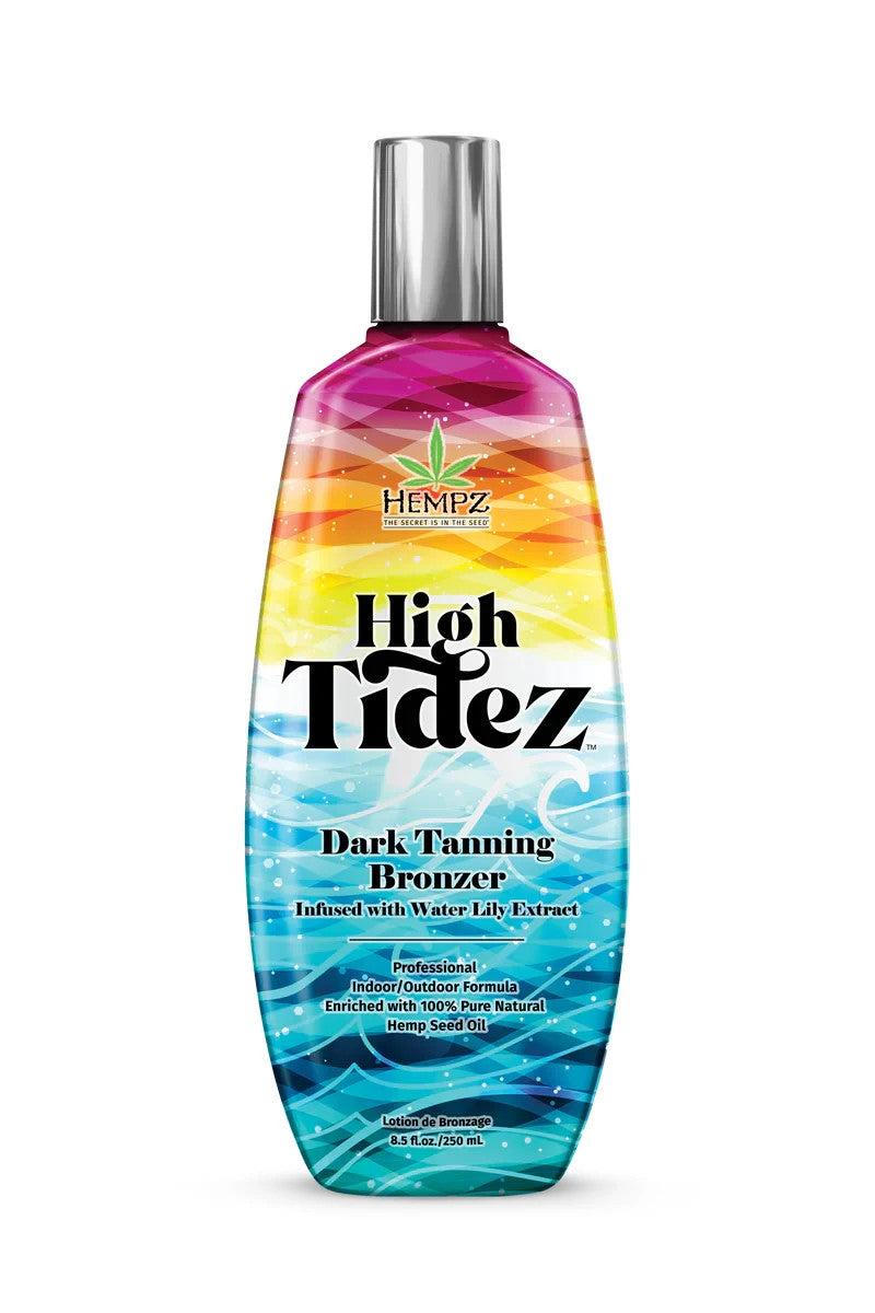 Hempz HIGH TIDEZ Dark Tanning Bronzer With Water Lily Extract,  250ML