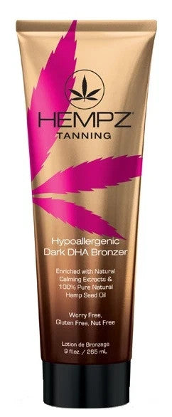 Hempz Hypoallergenic Dark DHA Bronzer 265ML FAST UK DELIVERY