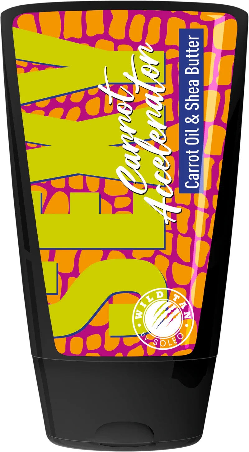 Wild Tan by Soleo Sexy Carrot Accelerator Carrot Oil sunbed tanning lotion 125ml