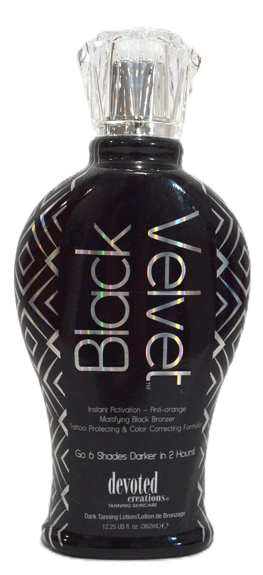 Devoted Creations BLACK VELVET Mattifying Black Bronzer TANNING LOTION 362ml
