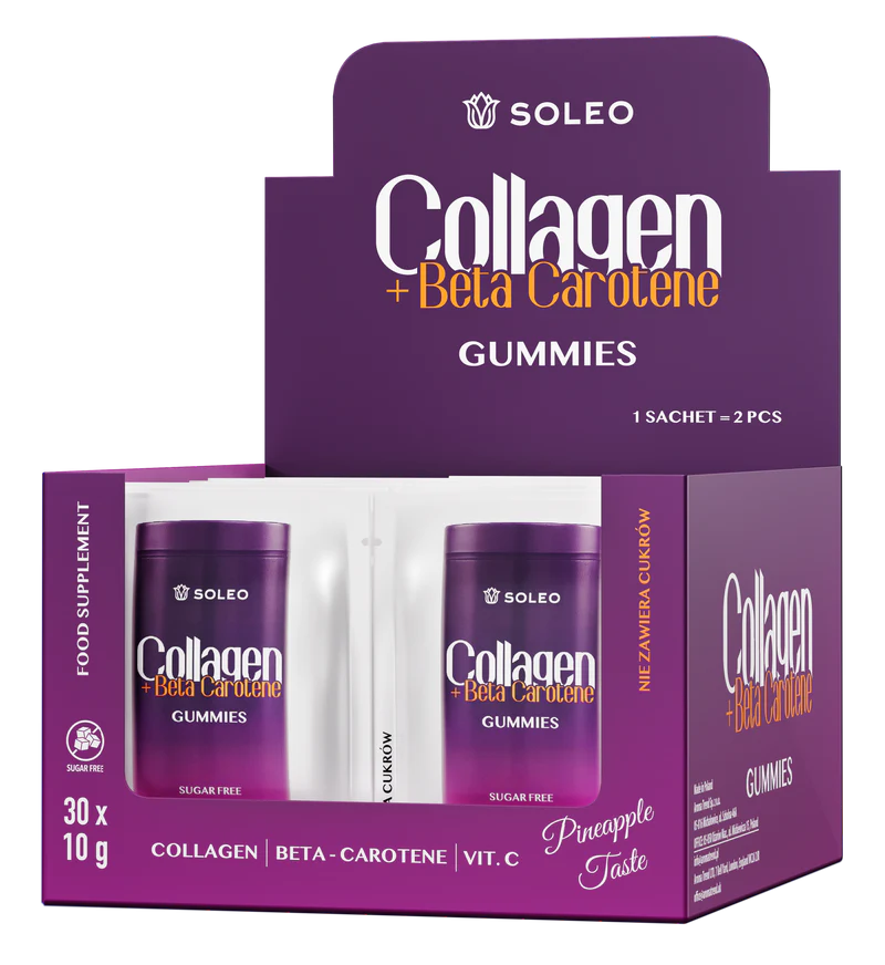 Soleo Collagen + Beta Carotene Gummies Display Deal