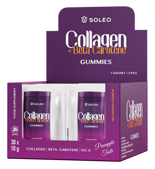 Soleo Collagen + Beta Carotene Gummies Display Deal
