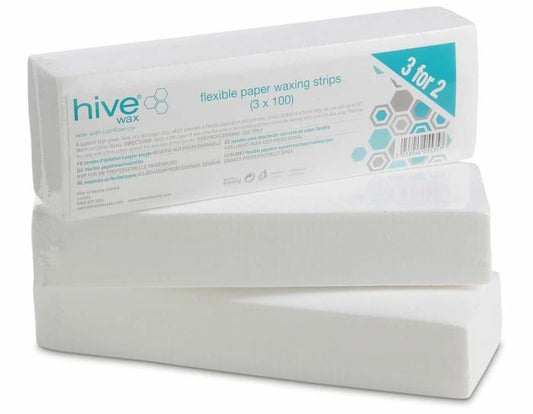 HIVE PAPER WAXING STRIPS 300 - 3 FOR THE PRICE OF 2 (3 x 100)