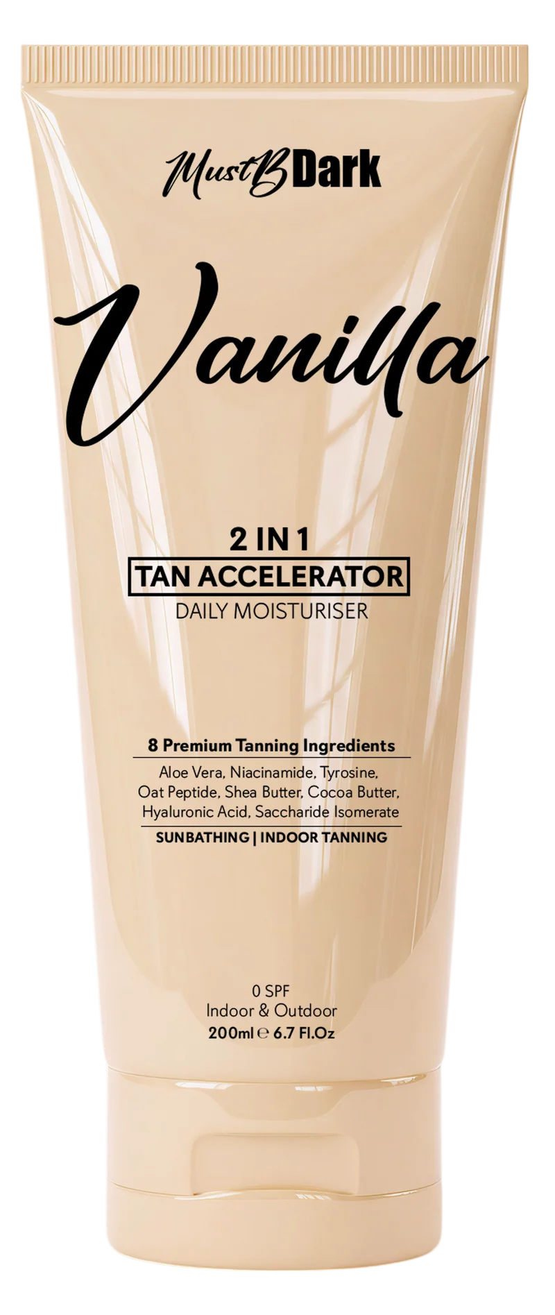 Must B Dark Vanilla Tan Accelerator