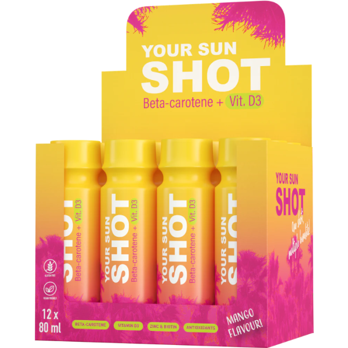 Your Sun Shot Mango Tanning Drink (Box of 12)